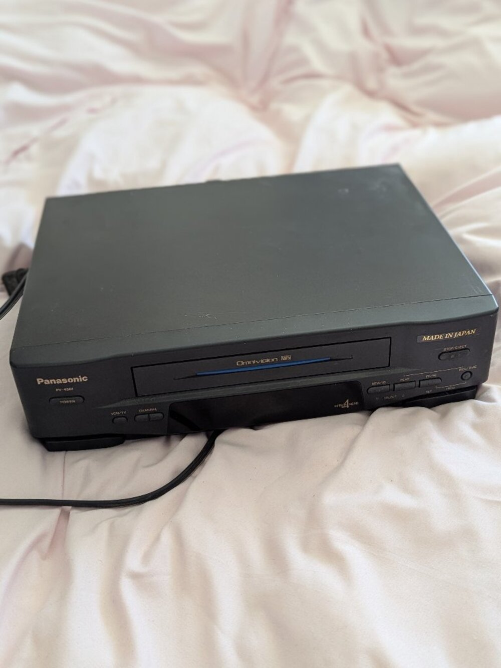 Panasonic PV-4501 VCR Player Made in Japan TESTED